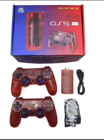 GS5 Mini Transparent Gaming Console over 30,000 Plus Built in Games