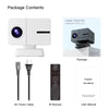 P50 4K Supported Ultra HD Cinema Projector – HD Clarity & Big Screen Fun