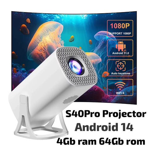 S40 Pro Smart Android Projector like Home Cinema