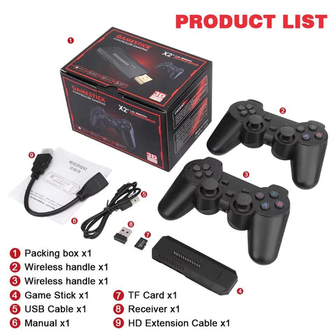 (Original) X2 Plus Gaming Stick over 35,000 Plus Built in Games