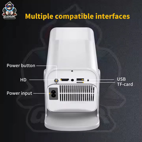 HCS350 Max Smart Smart Projector | 4K Support | WiFi + Bluetooth | Home Theater Projector